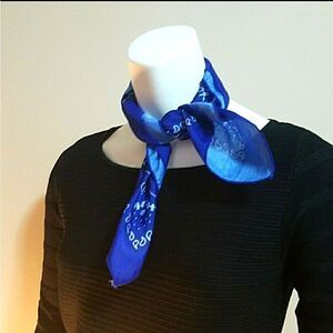Blue & White Bandana